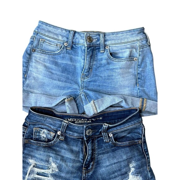 American Eagle Hi-Rise Midi Next‎ Level Stretch Women’s Size 0 (Lot of 2) - Picture 3 of 9